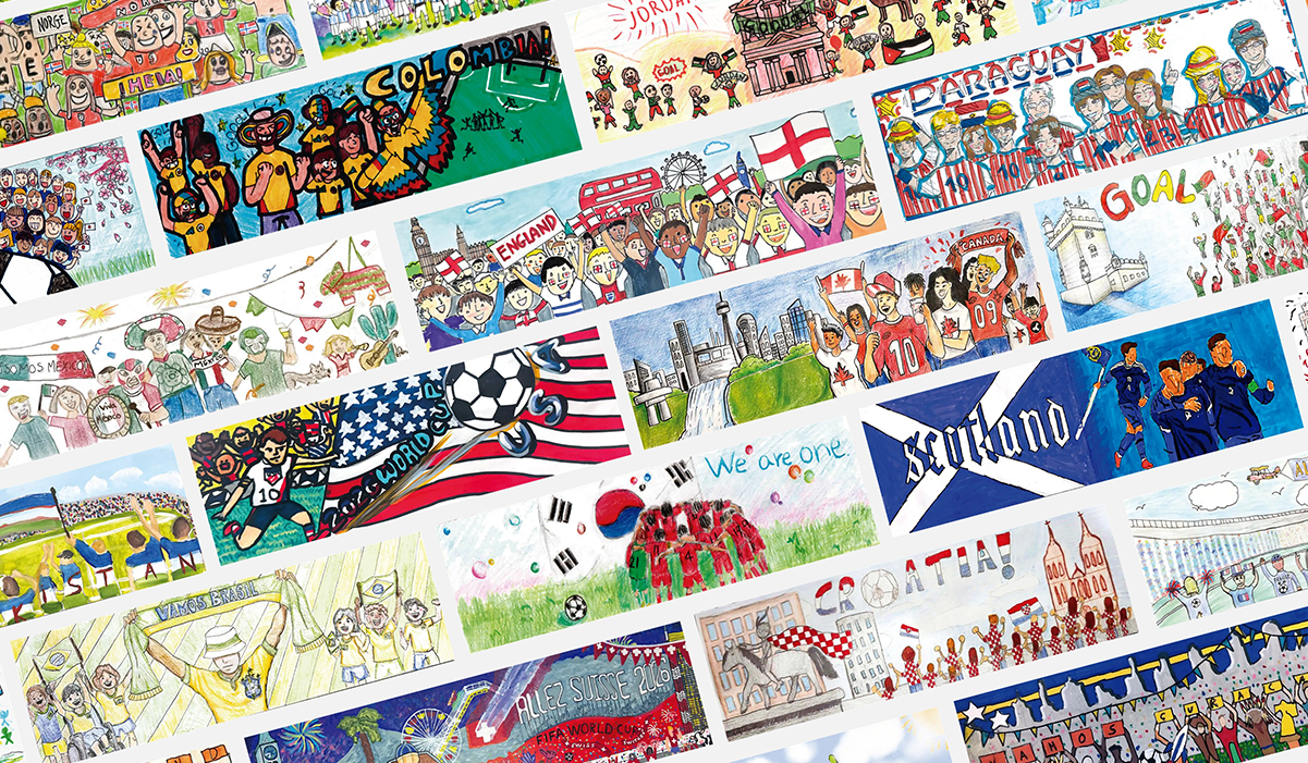 Obras de artes infantiles para la Copa Mundial de la FIFA y Panam&aacute; tiene un ganador