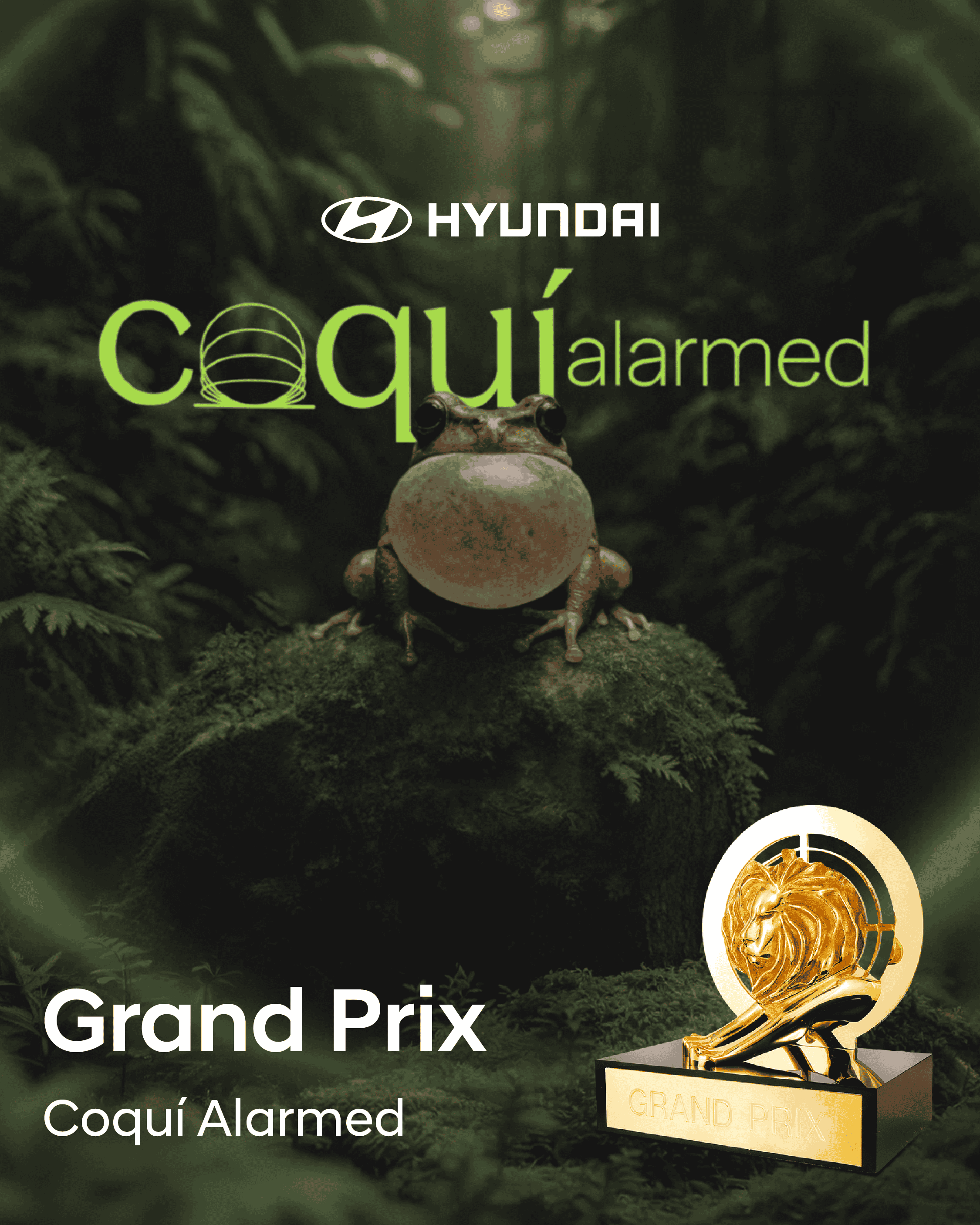 La campa&ntilde;a "Coqu&iacute; Alarmed" de Hyundai Puerto Rico gana el premio Cannes Lions 2026